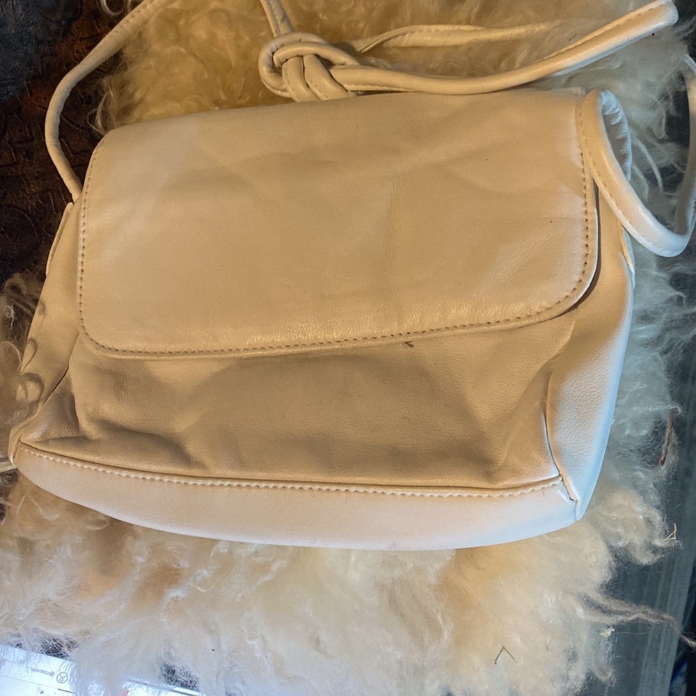 CB collection Ivory Leather Crossbody - Picture 2 of 10